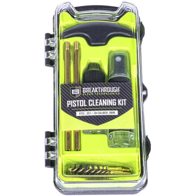 Breakthrough Clean Breakthrough Vision Series Hard Case Cleaning Kit Pistol 35 Cal. / 38 Cal. / 9mm .35/9mm Gun Care