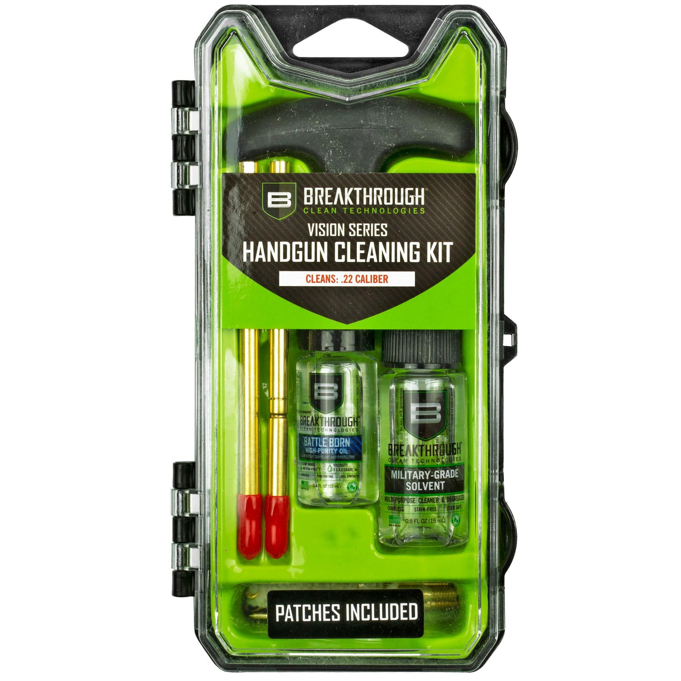 Breakthrough Clean Breakthrough Vision Series Hard Case Cleaning Kit Pistol 35 Cal. / 38 Cal. / 9mm Gun Care