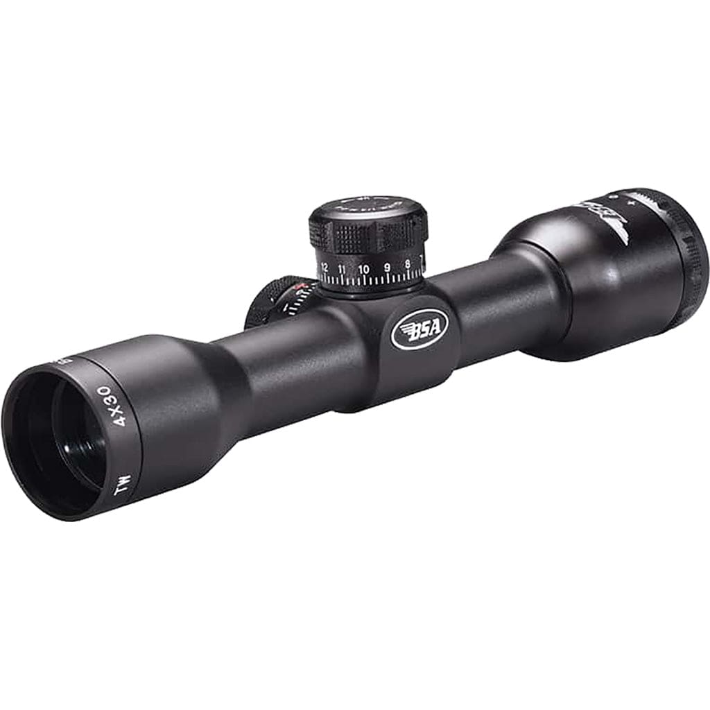 BSA Bsa Optics Tactical Rifle Scope 4x30mm Mil-dot Reticle W/ Rings 4x30 Optics