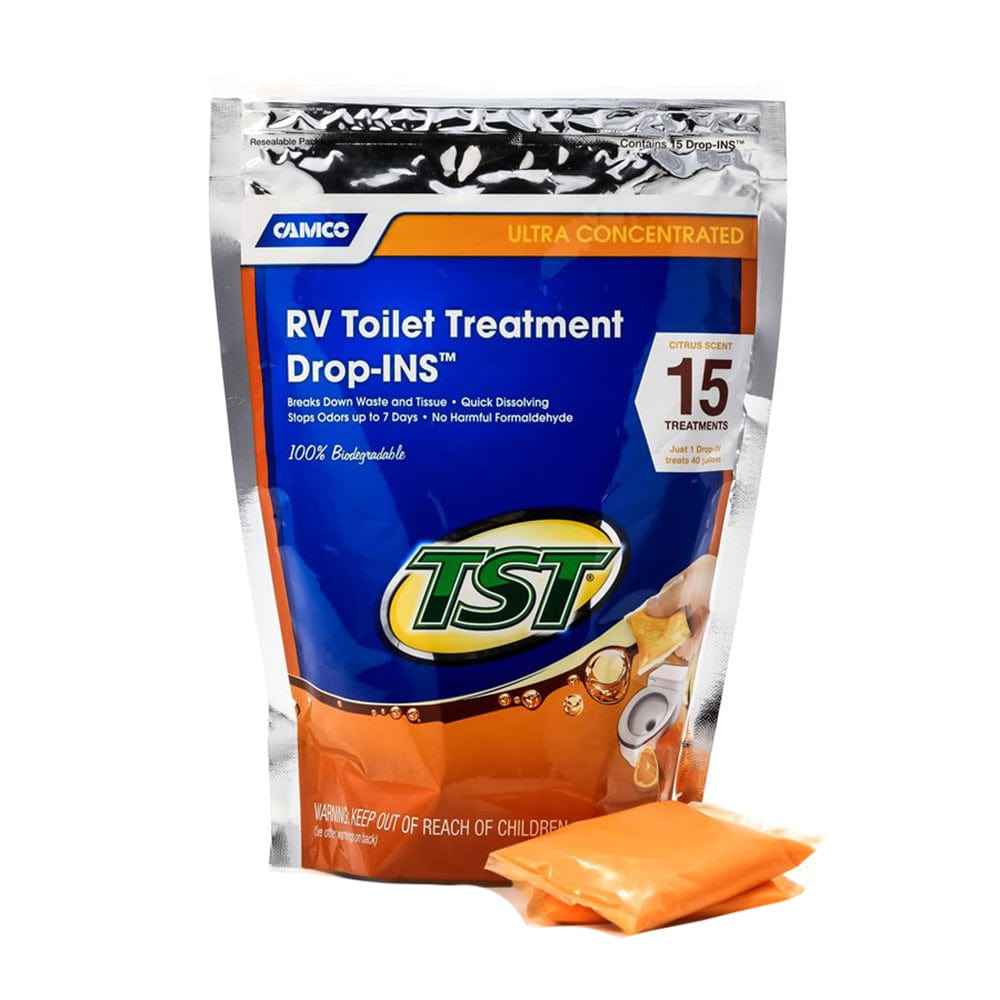 Camco Camco TST Orange RV Toilet Treatment Drop-Ins *15-Pack Marine Plumbing & Ventilation