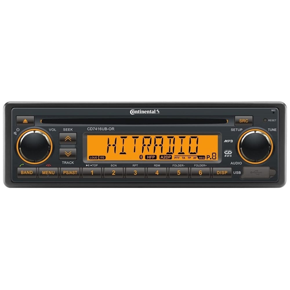 Continental Continental Stereo w/CD/AM/FM/BT/USB - 12V Entertainment