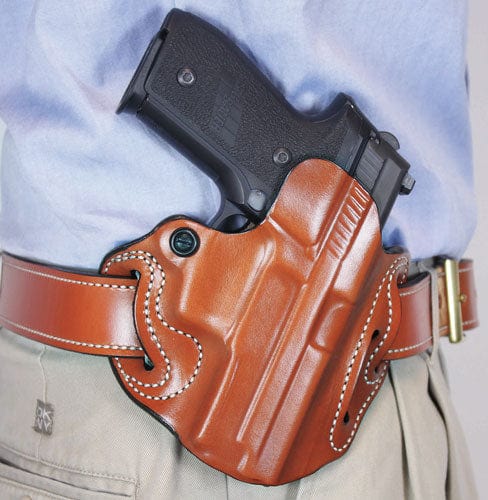 DeSantis Desantis Speed Scabbard Holstr - Rh Owb Leather Ruger Sec 9 Tan Holsters And Related Items