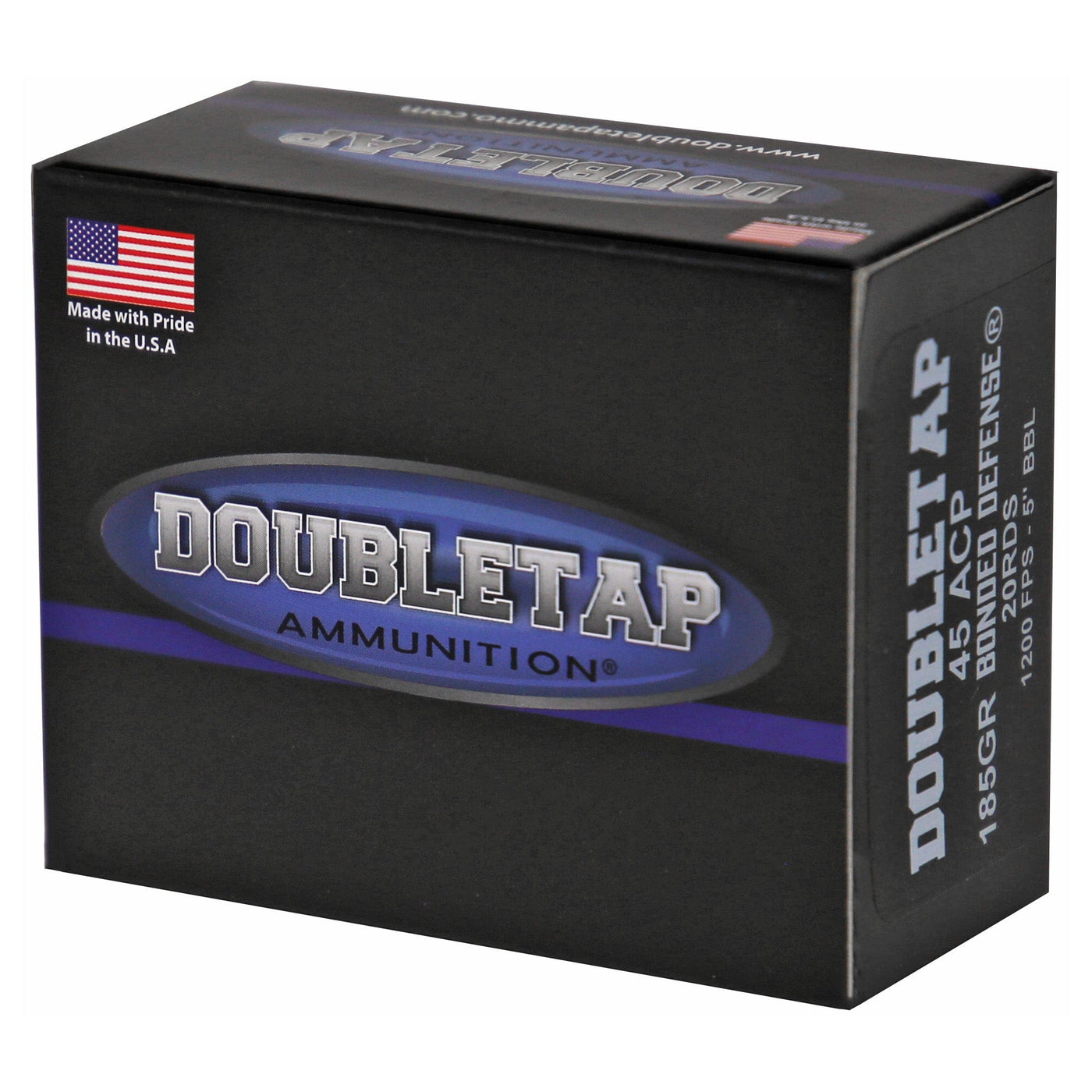 DoubleTap Ammunition Dbltap 45acp 185gr Jhp 20/1000 Ammo