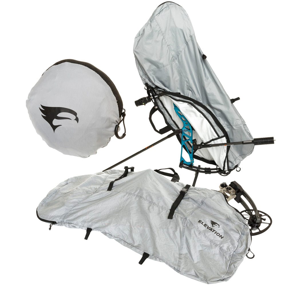 Elevation Elevation Packable Bow Cover Grey 39 In. Cases and Storage