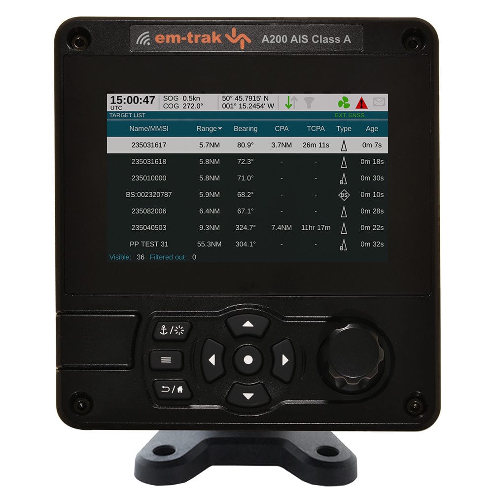 em-trak em-trak A200 Class A AIS Transceiver Marine Navigation & Instruments