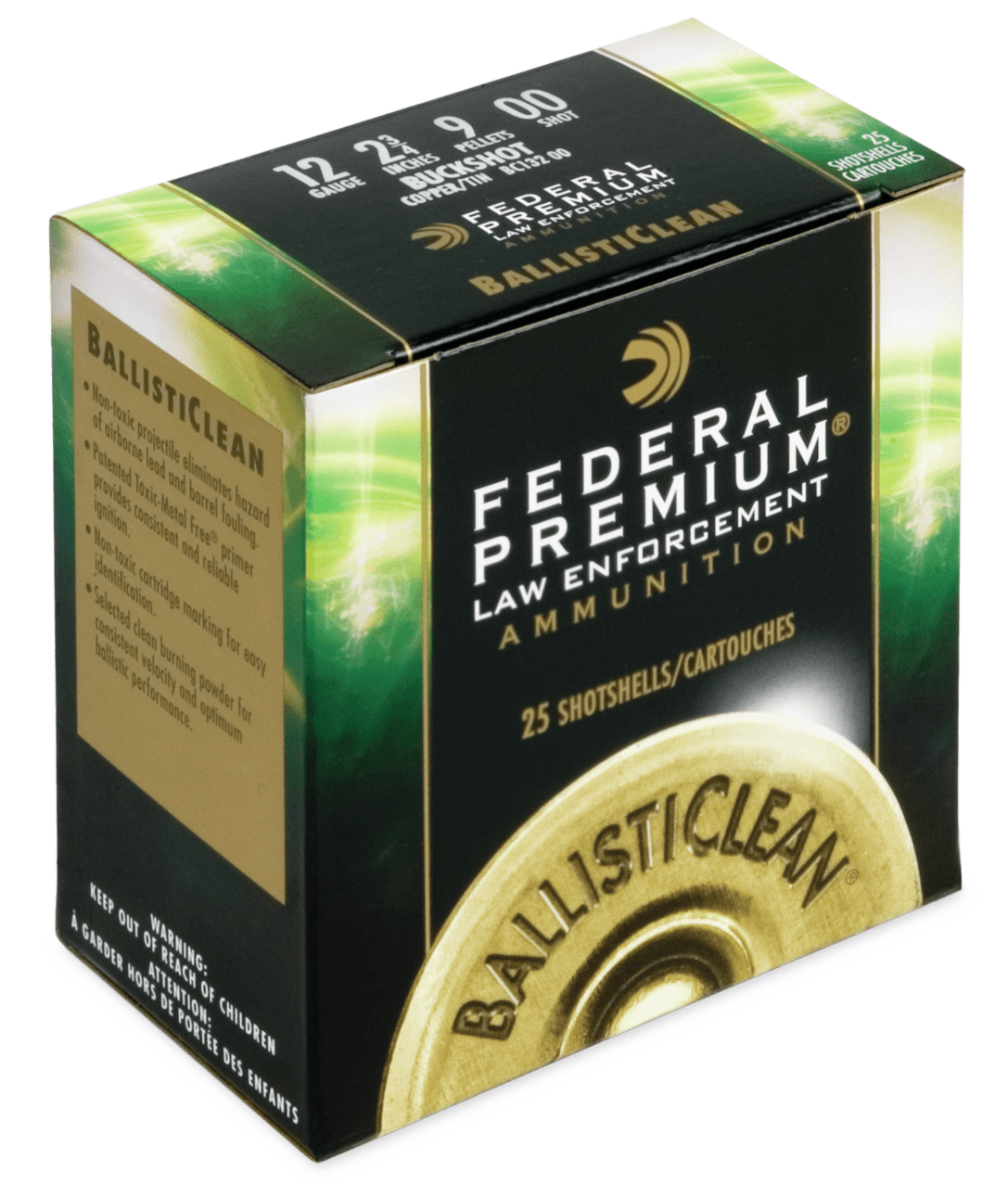 Federal Fed Prm 12ga 2.75" 00 Buck 25/250 Ammo