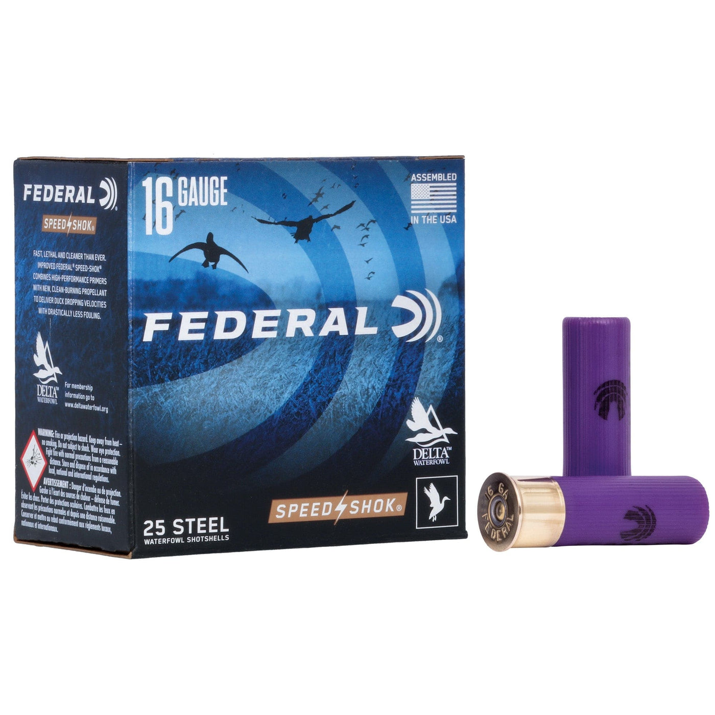 Federal Fed Speed Shok 16ga 2.75" #4 25/250 Ammo