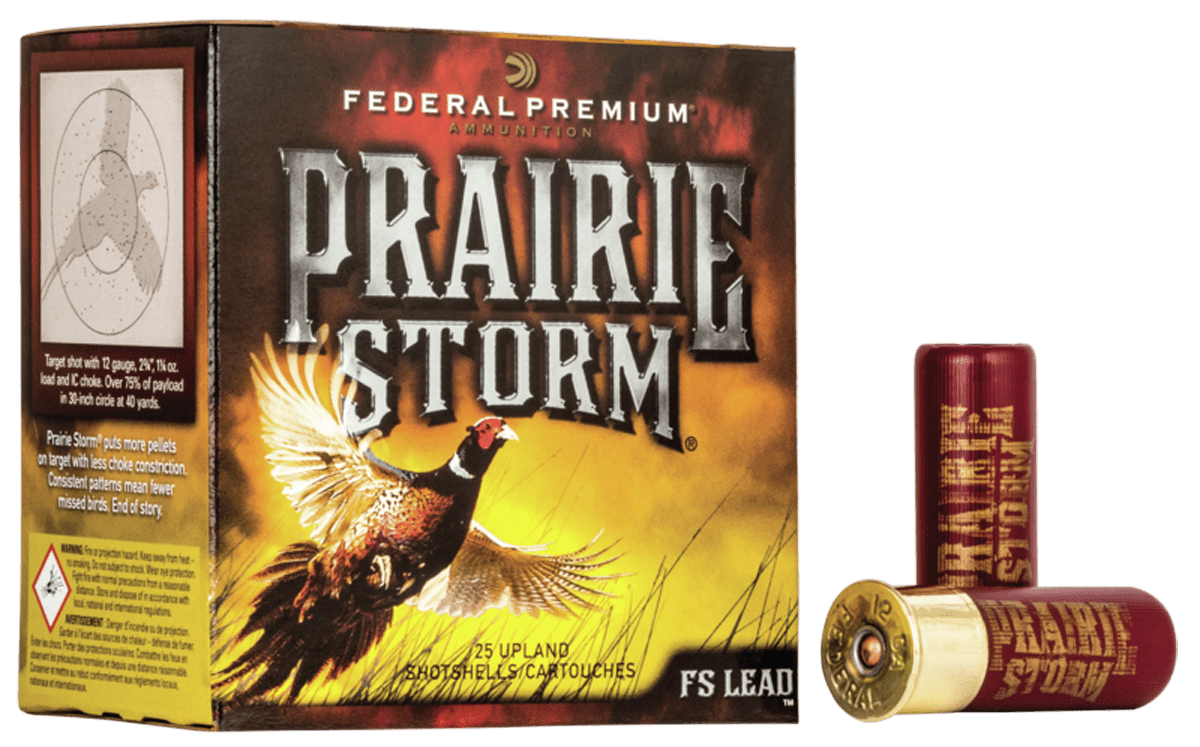 Federal Federal Premium Prairie Storm Shotgun Ammo 12 Ga. 2.75 In. 1 1/4 Oz. 5 Shot Fs Lead 25 Rd. Ammo