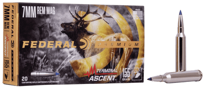 Federal Federal Premium Rifle Ammo 7mm Rem. Mag. 155 Gr. Terminal Ascent 20 Rd. Ammo