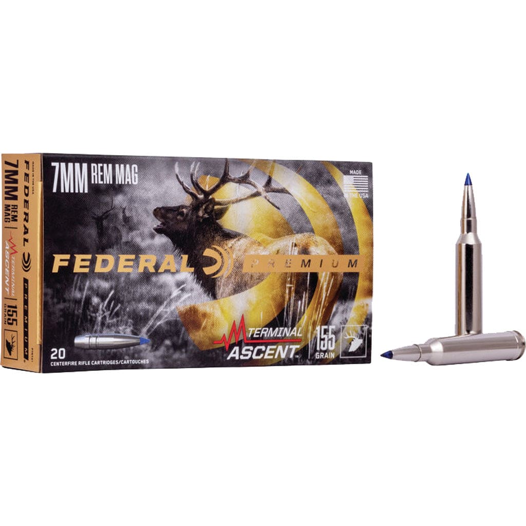 Federal Federal Premium Rifle Ammo 7mm Rem. Mag. 155 Gr. Terminal Ascent 20 Rd. Ammo