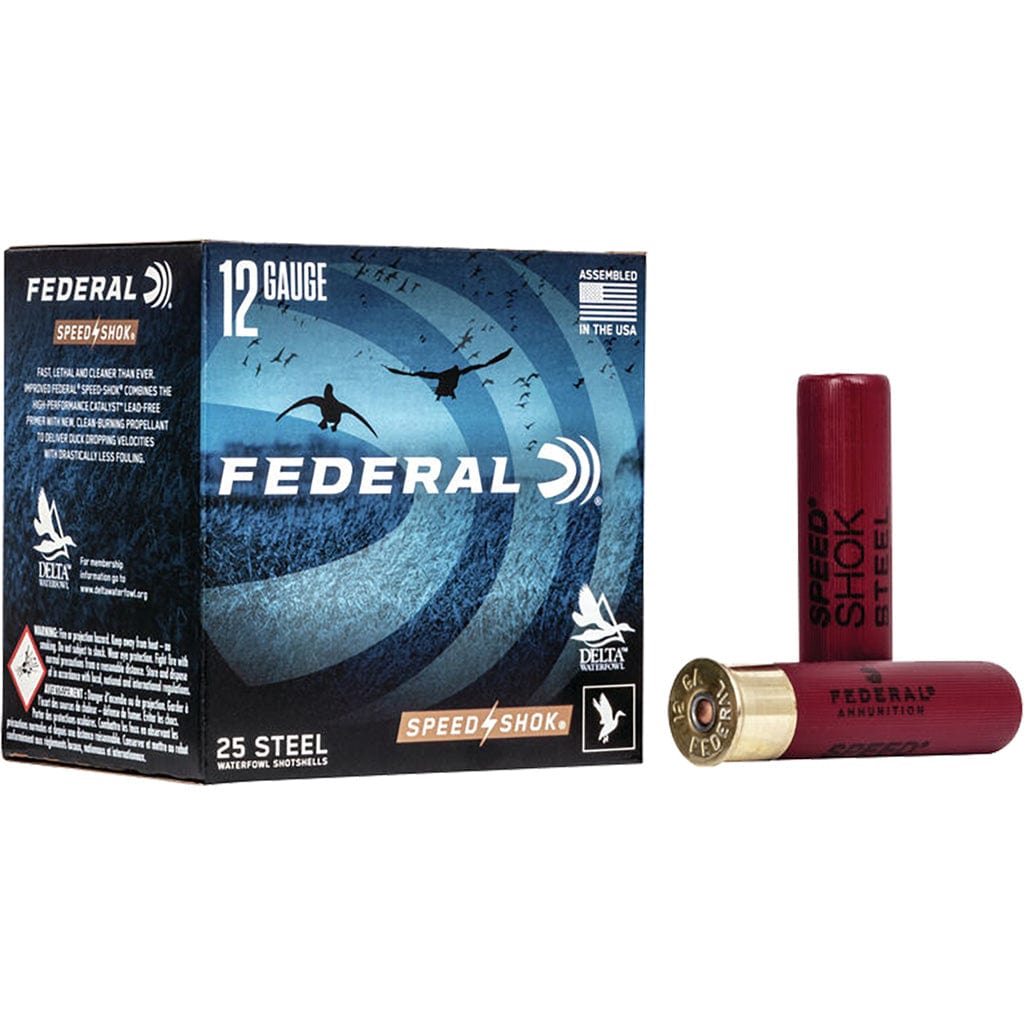 Federal Federal Speed-shok Load 12 Gauge 3.5 In. 1 3/8 Oz. Bbb Shot 25 Rd. Ammo