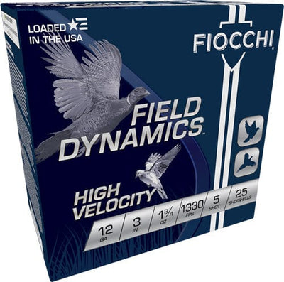 Fiocchi Fiocchi 12ga 3" 1330fps - 25rd 10bx/cs 1-3/4oz #5 Ammo