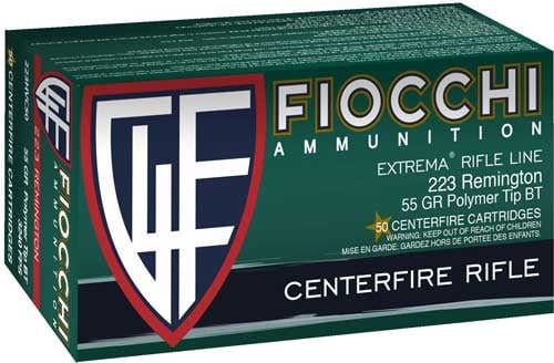 Fiocchi Fiocchi 223 Rem 55gr V-max - 50rd 20bx/cs Ammo