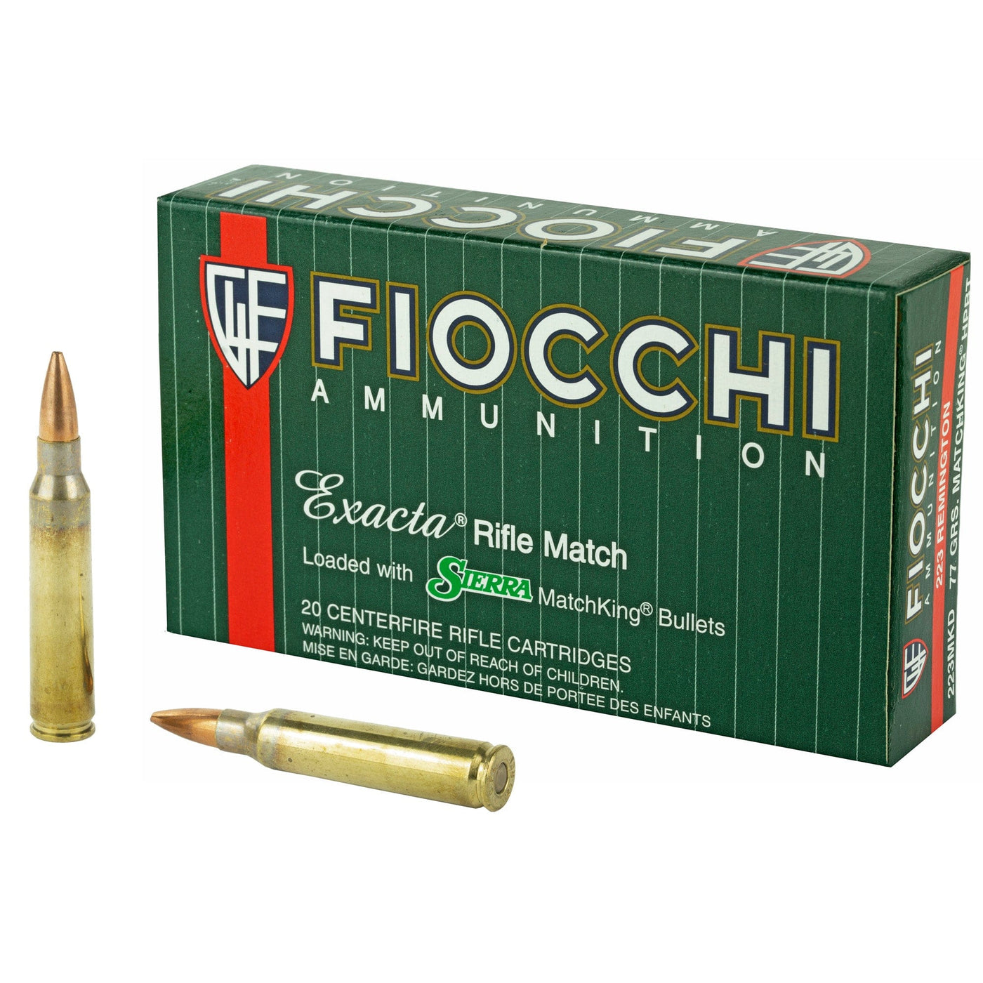 Fiocchi Fiocchi 223 Rem 77gr Hpbt - 20rd 10bx/cs Ammo