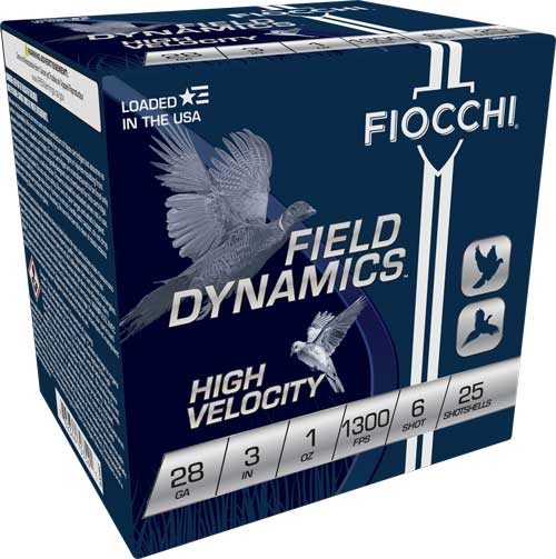 Fiocchi Fiocchi 28ga 3" 1300fps 1oz #6 - 25rd 10bx/cs Ammo