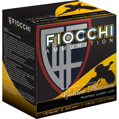 Fiocchi Fiocchi Golden Pheasant Shotgun Loads 16 Ga. 2.75 In. 1 1/8 Oz. 5 Shot 25 Rd. Ammo