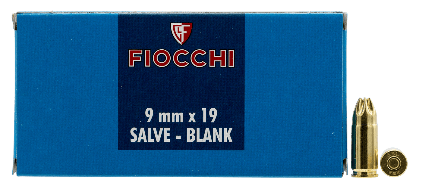 Fiocchi Fiocchi Pistol Blank, Fio 9mmblank  9mm Blank                      50/20 Ammo