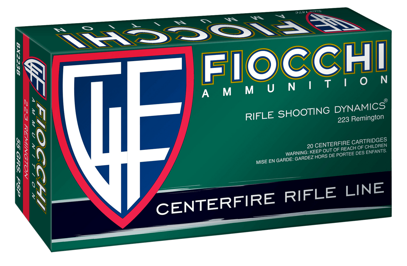 Fiocchi Fiocchi Rifle Ammo 223 Rem. 55 Gr. Psp 50 Rd. Ammo