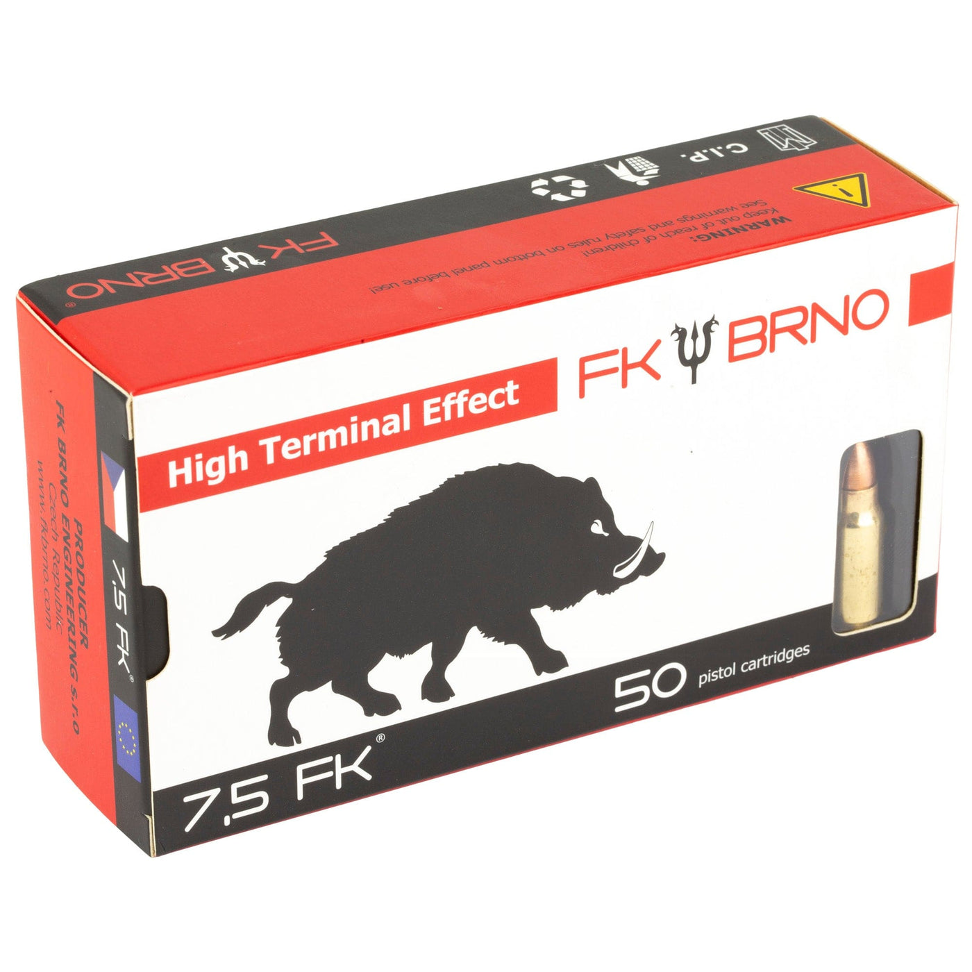 FK BRNO Fk Brno 7.5 Fk 95gr - 50rd Nose Discarding Hp Ammo