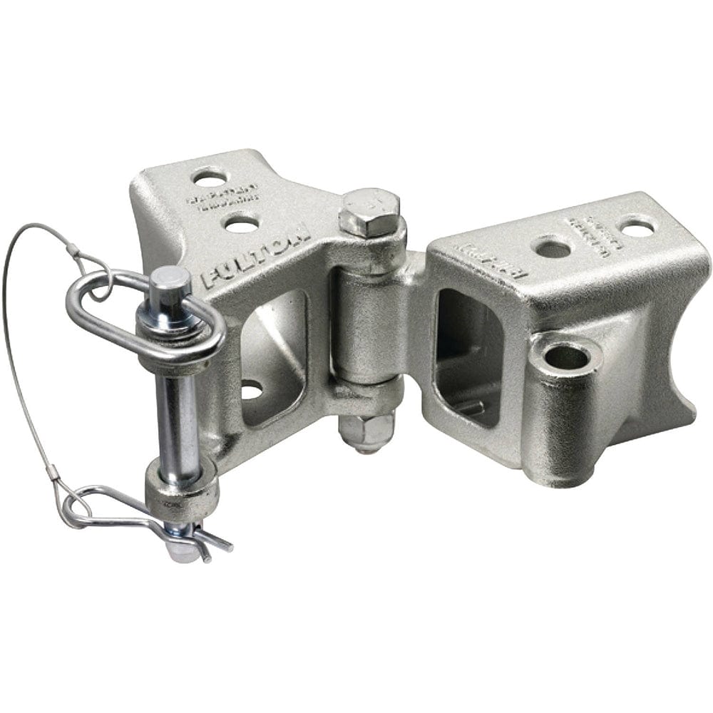 Fulton Fulton Fold-Away Bolt-On Hinge Kit 2" x 3" Trailer Beam, Rating 5,000 lbs., 48" Pivot, Z-Max 600 Zinc Finish Trailering