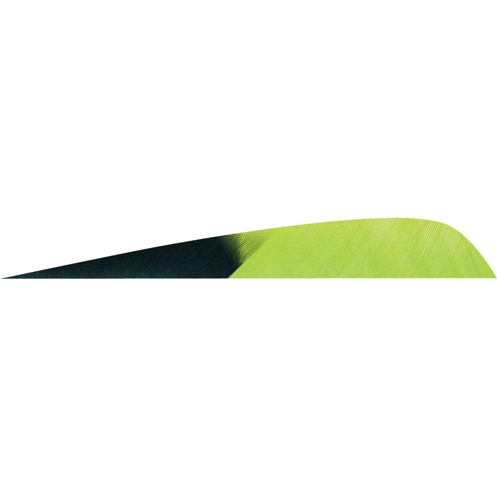 Gateway Gateway Parabolic Feathers Kuro Charteuse 4 In. Lw 50 Pk. Fletching Tools and Materials