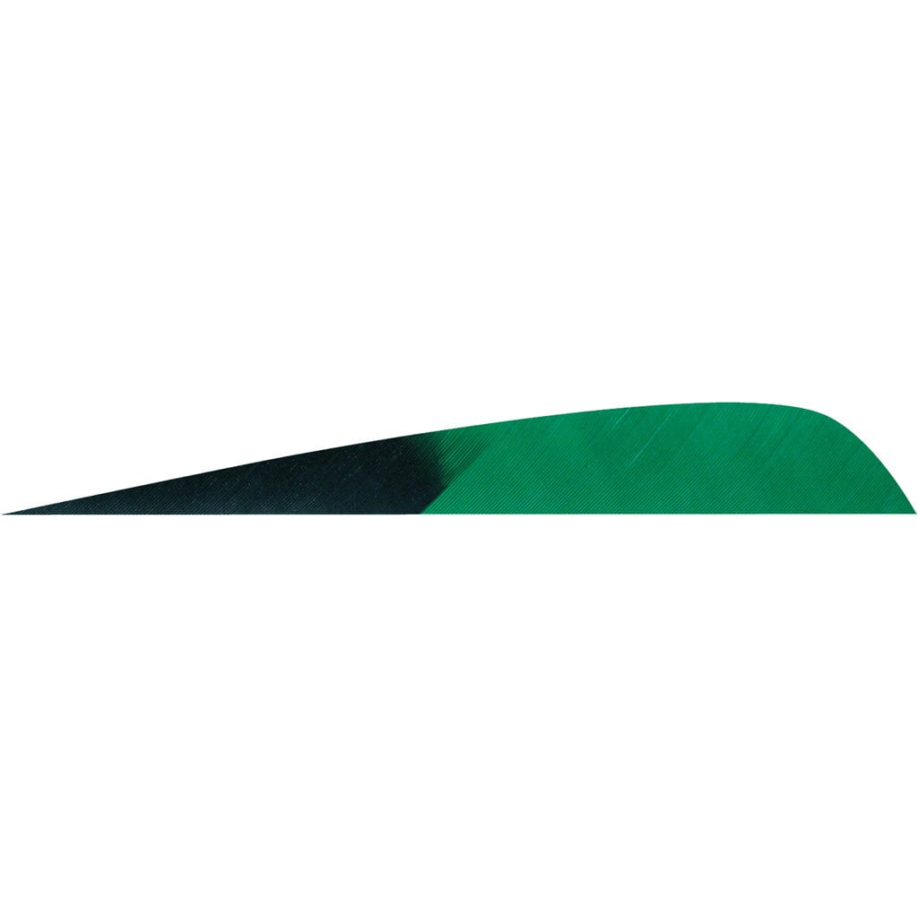 Gateway Gateway Parabolic Feathers Kuru Green 4 In. Rw 50 Pk. Fletching Tools and Materials