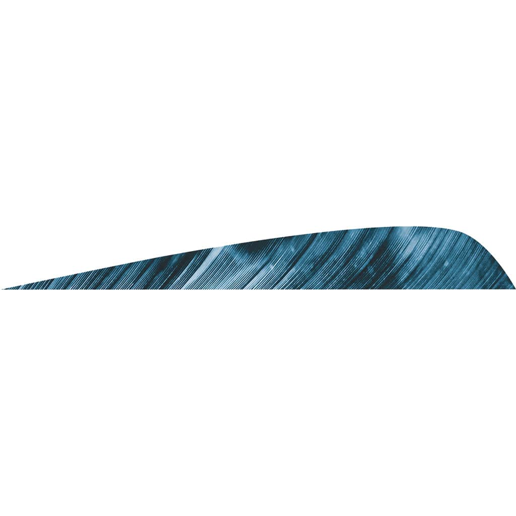 Gateway Gateway Parabolic Feathers Tre Blue 4 In. Lw 50 Pk. Fletching Tools and Materials