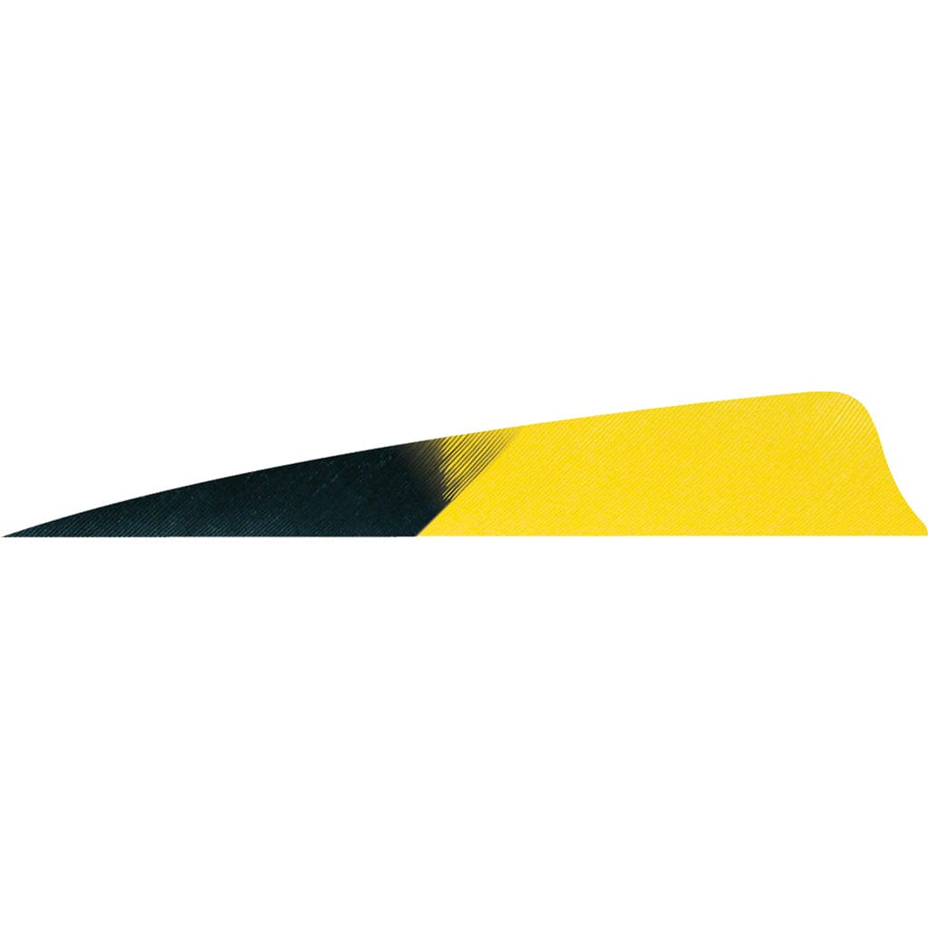 Gateway Gateway Shield Cut Feathers Kuro Sun Yellow 4 In. Lw 50 Pk. Fletching Tools and Materials