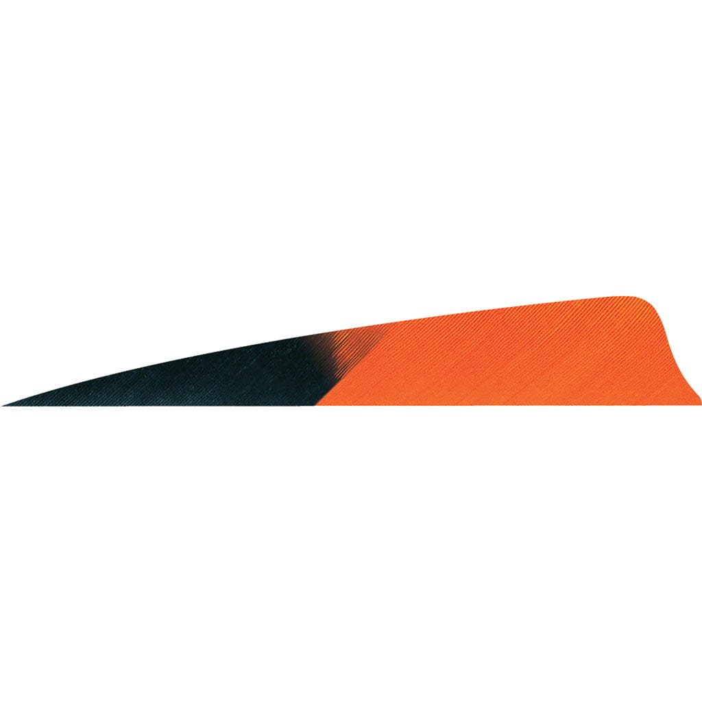 Gateway Gateway Shield Cut Feathers Kuru Tangerine 4 In. Rw 50 Pk. Fletching Tools and Materials