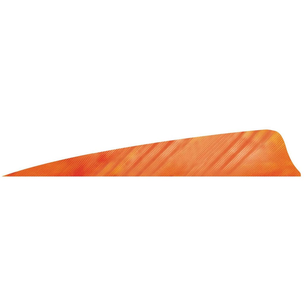 Gateway Gateway Shield Cut Feathers Tre White/orange 4 In. Rw 50 Pk. Fletching Tools and Materials