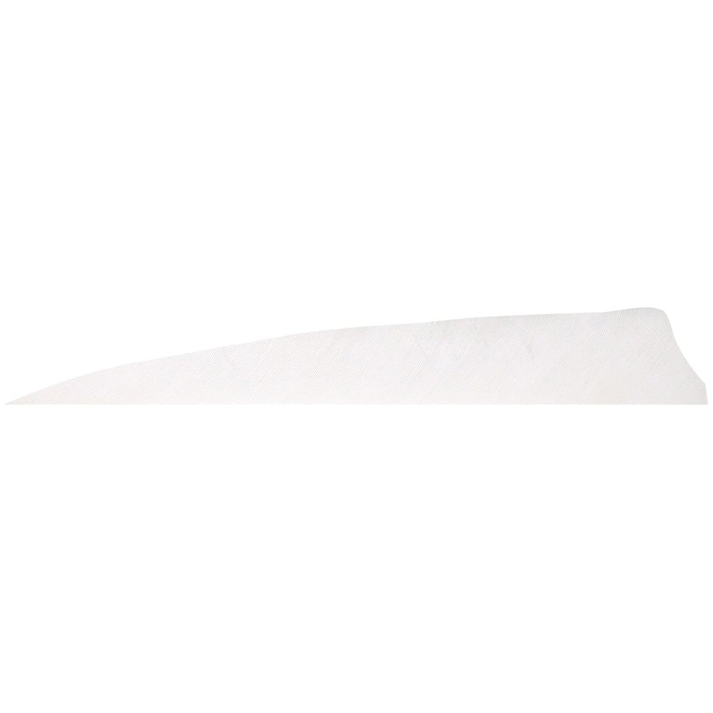 Gateway Gateway Shield Cut Feathers White 4 In. Rw 100 Pk. Fletching Tools and Materials