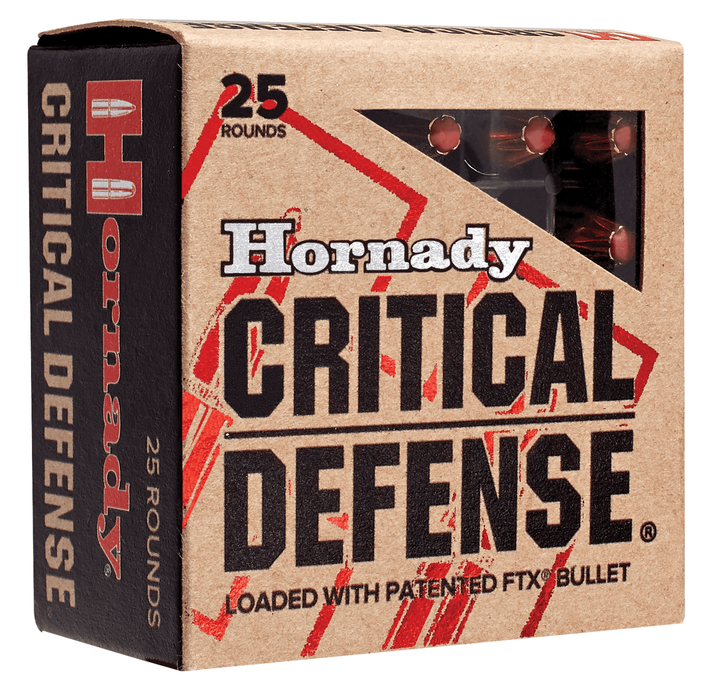 Hornady Hornady Critical Defense Handgun Ammo 32 Acp 60 Gr. Ftx 25 Rd. Ammo