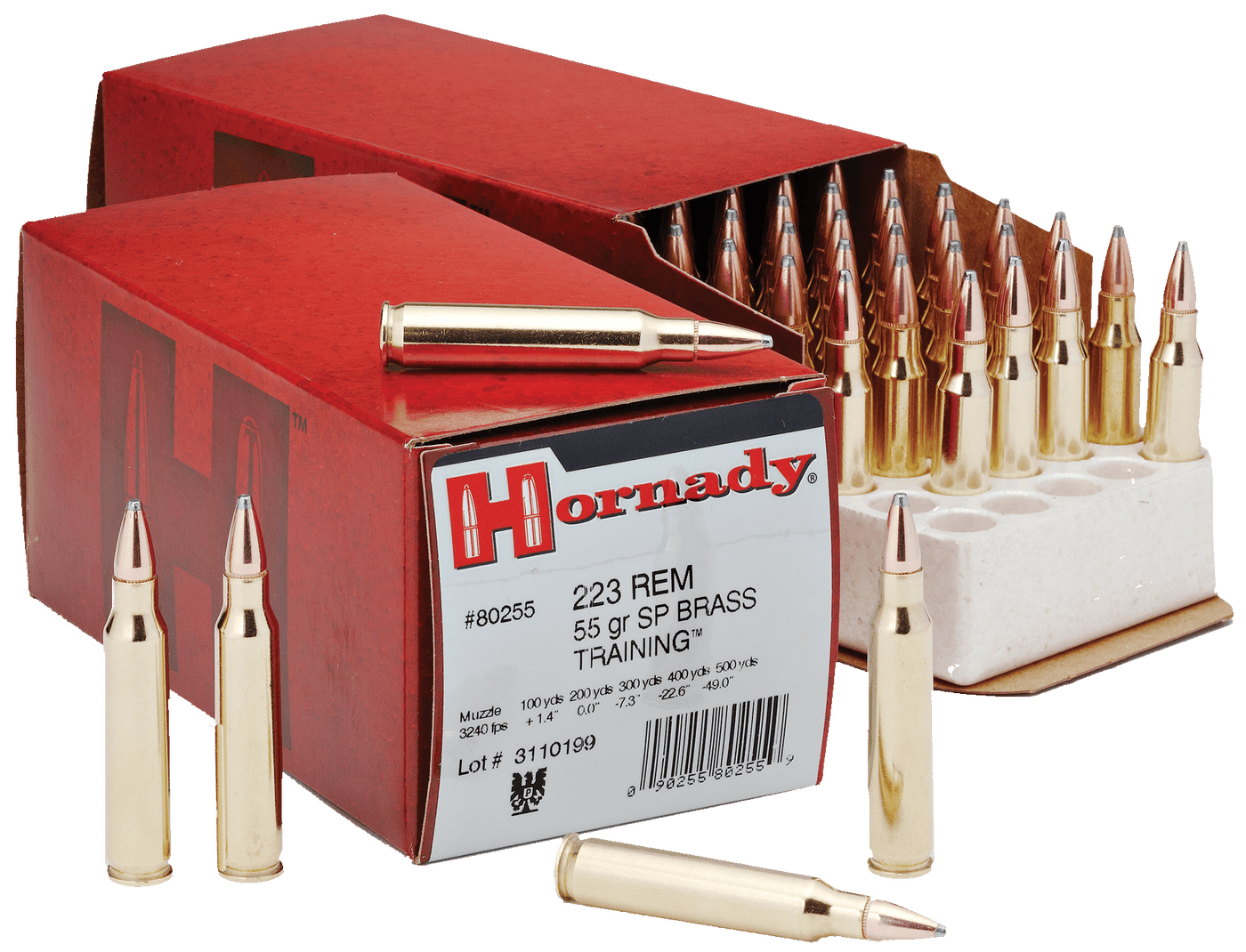 Hornady Hornady Custom Rifle Ammo 223 Rem 55 Gr. Spire Point 50 Rd. Ammo