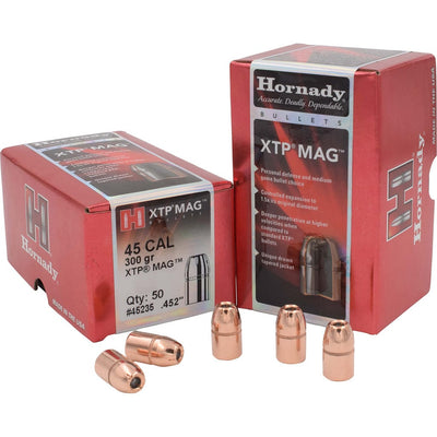 Hornady Hornady Traditional Pistol Bullets 45 Cal. .452 300 Gr. Xtp Mag. 50 Box Reloading