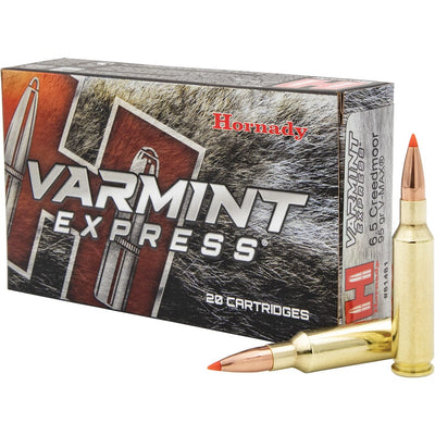 Hornady Hornady Varmint Express Rifle Ammo 6.5 Creedmoor 95 Gr. V-max 20 Rd. Ammo