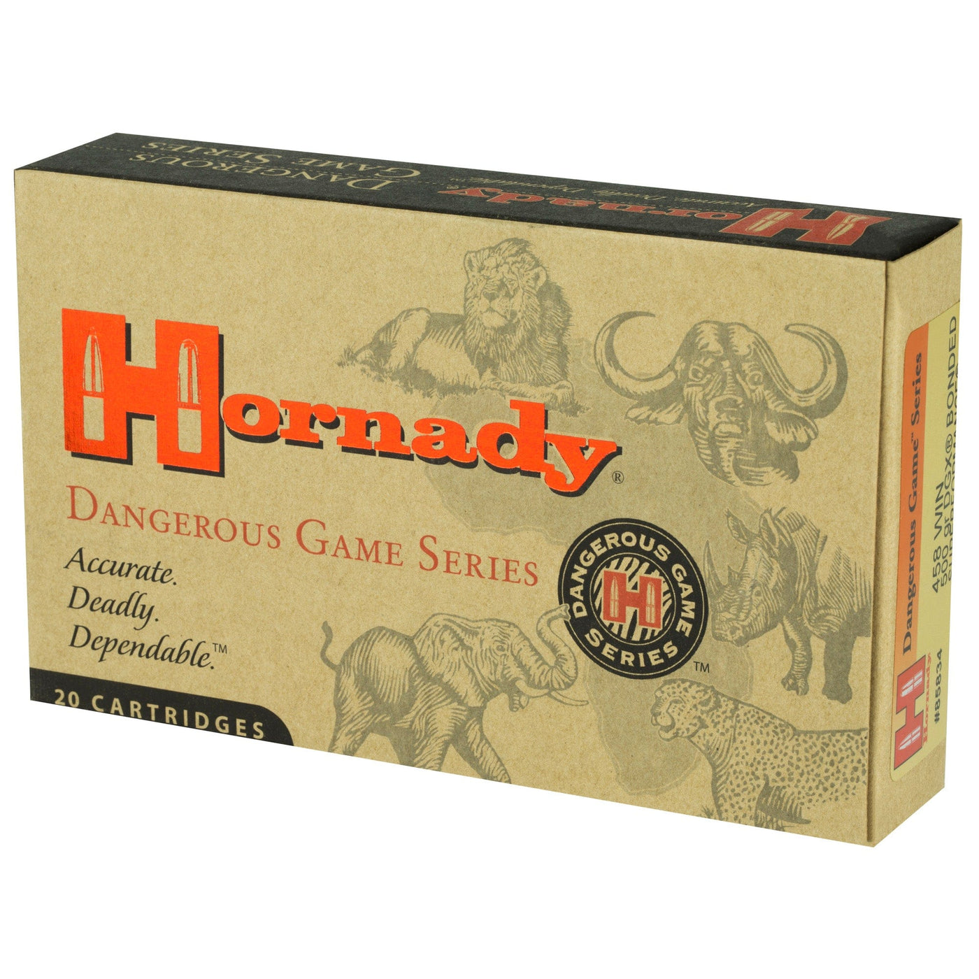 Hornady Hrndy Dg 458win 500gr Dgx Bnd 20/120 Ammo