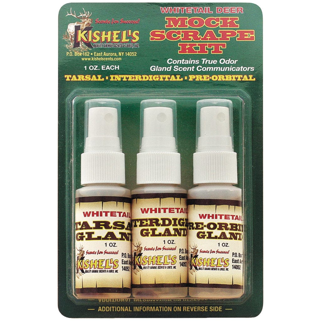 Kishel's Kishels Mock Scrape Kit Scent Elimination and Lures