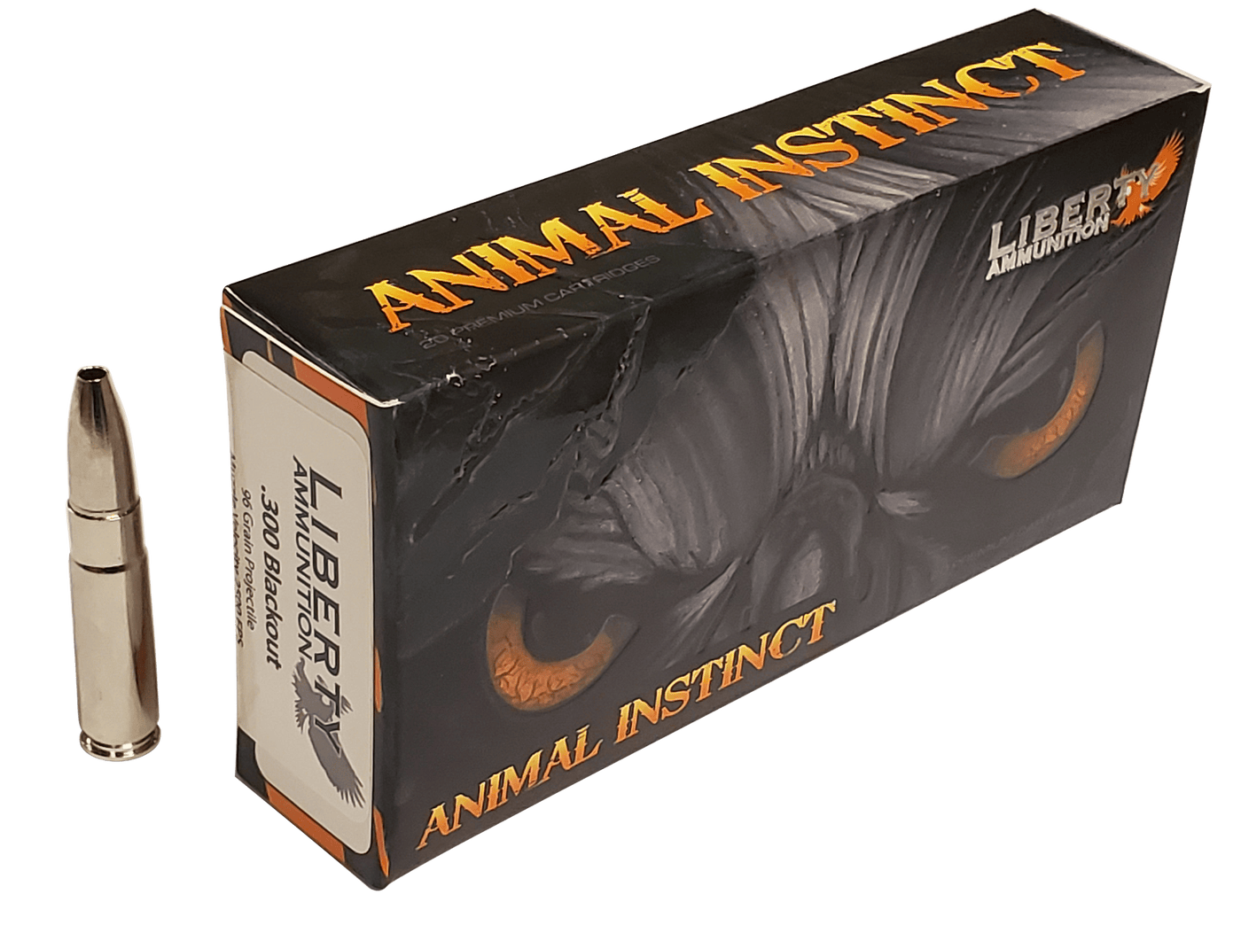 Liberty Ammunition Liberty Ammunition Animal Instinct, Liberty La-ha-c-300-044    300bo  96g        20/50 Ammo