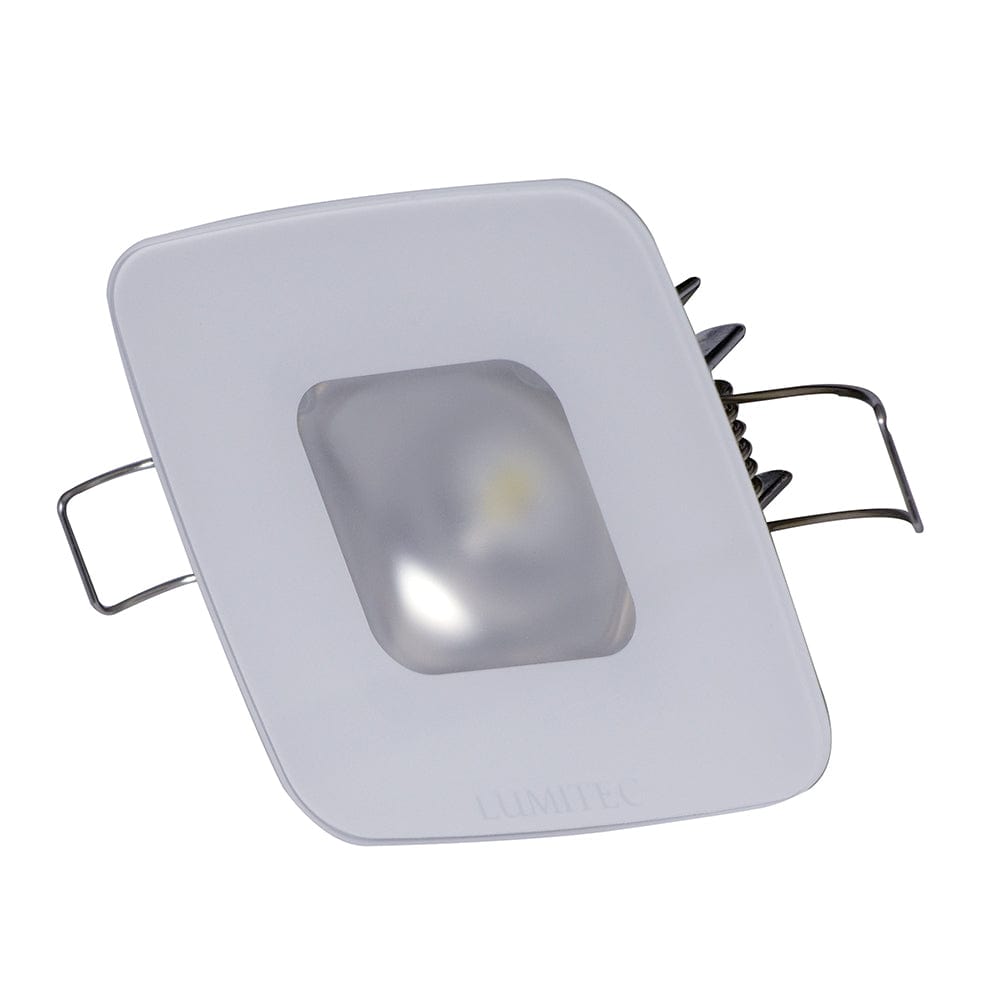 Lumitec Lumitec Square Mirage Down Light - Spectrum RGBW Dimming - Glass Housing - No Bezel Lighting