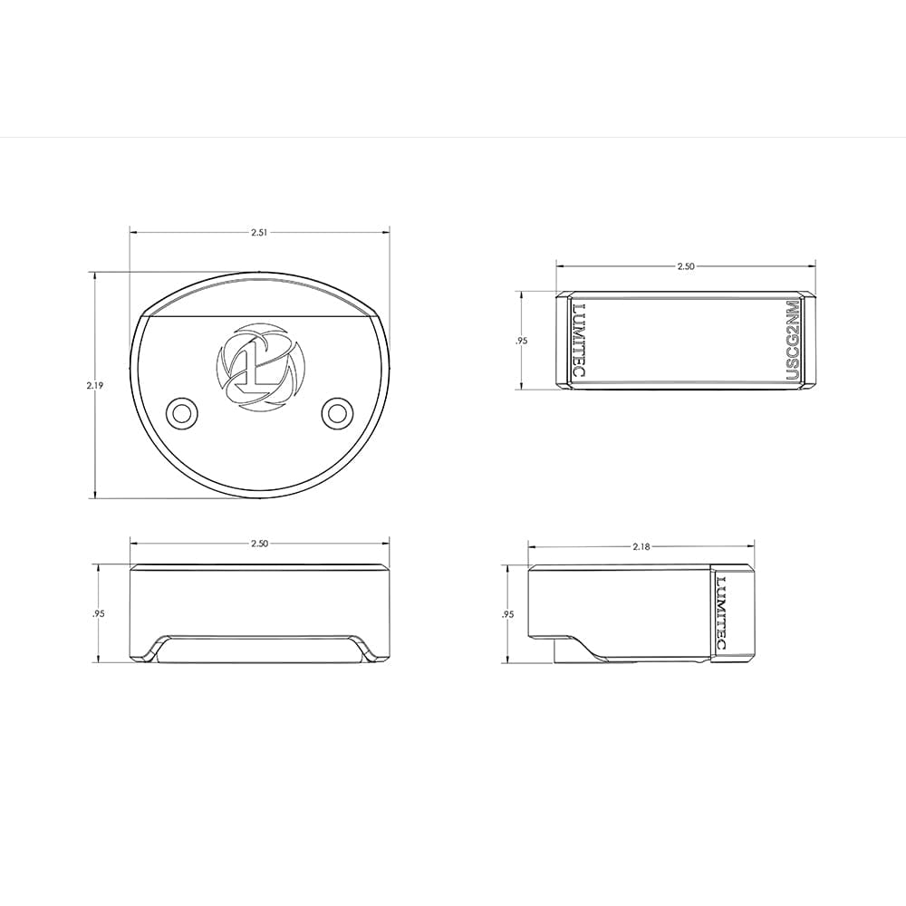 Lumitec Lumitec Surface Mount Navigation Light - Composite - Port Red Lighting