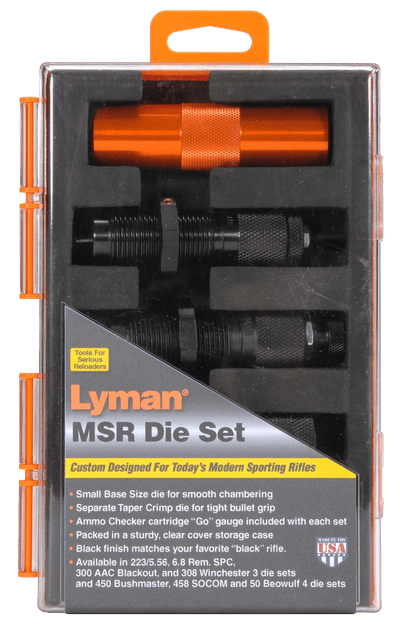 Lyman Lyman Msr Precision 3 Piece Die Set 6.8 Rem Reloading