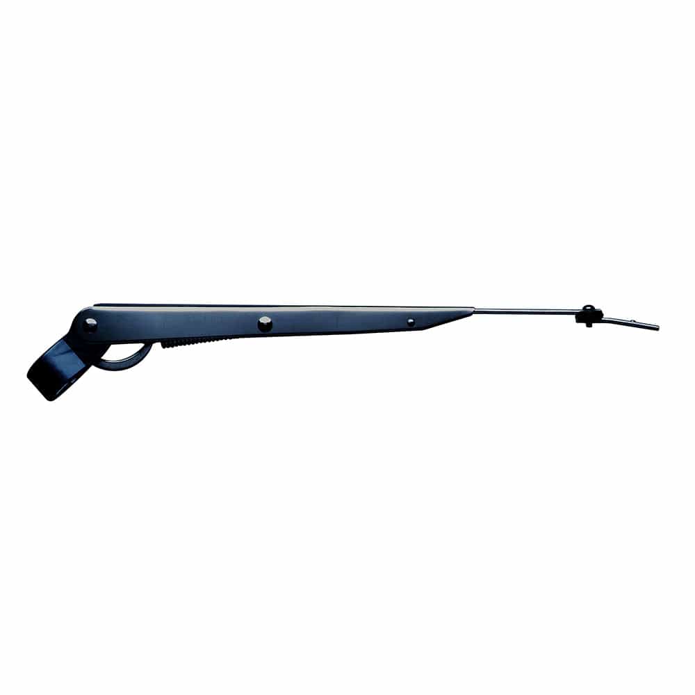 Marinco Marinco Wiper Arm Deluxe Stainless Steel - Black - Single - 10"-14" Boat Outfitting