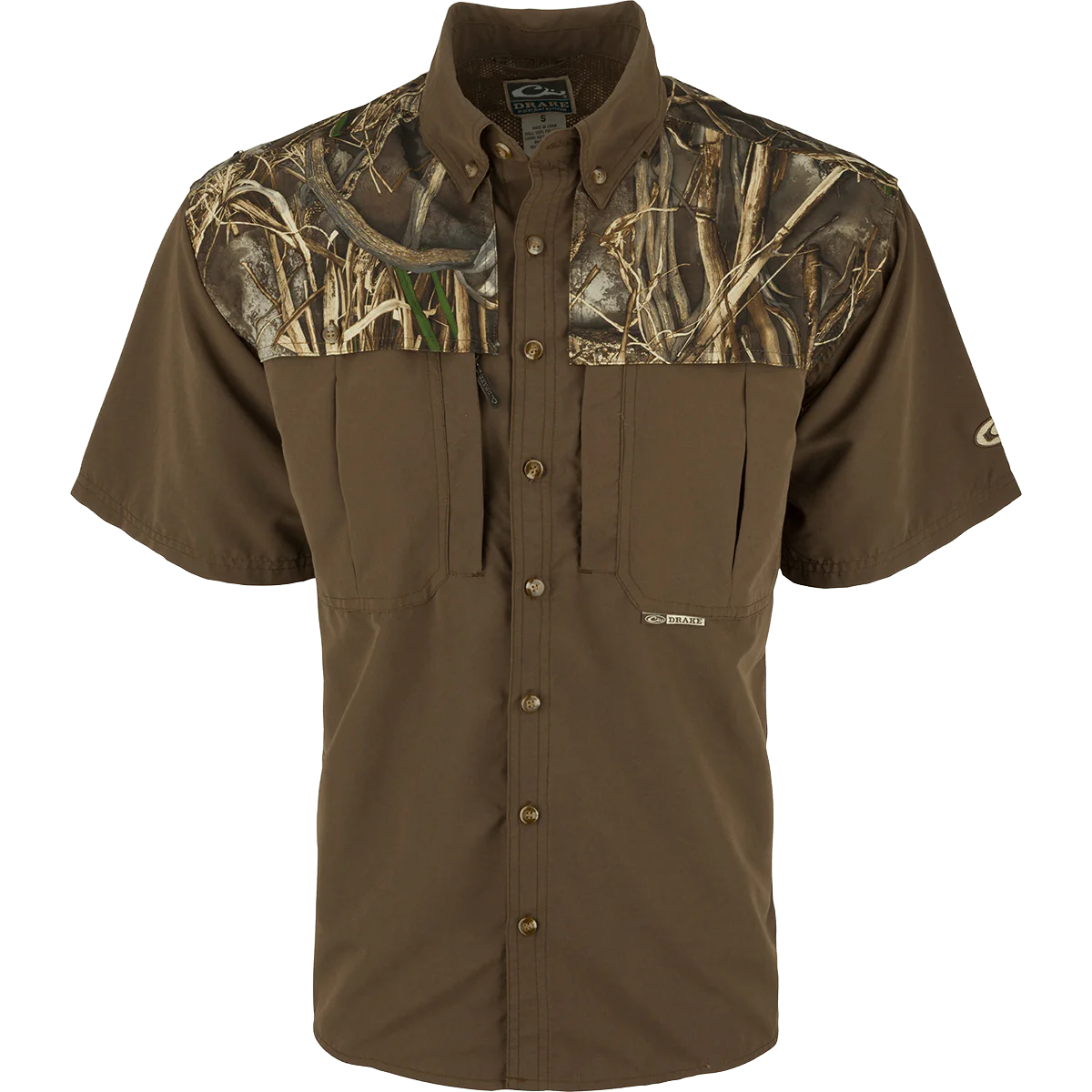 Drake Vented Wing Shooters Shirt Short Sleeve