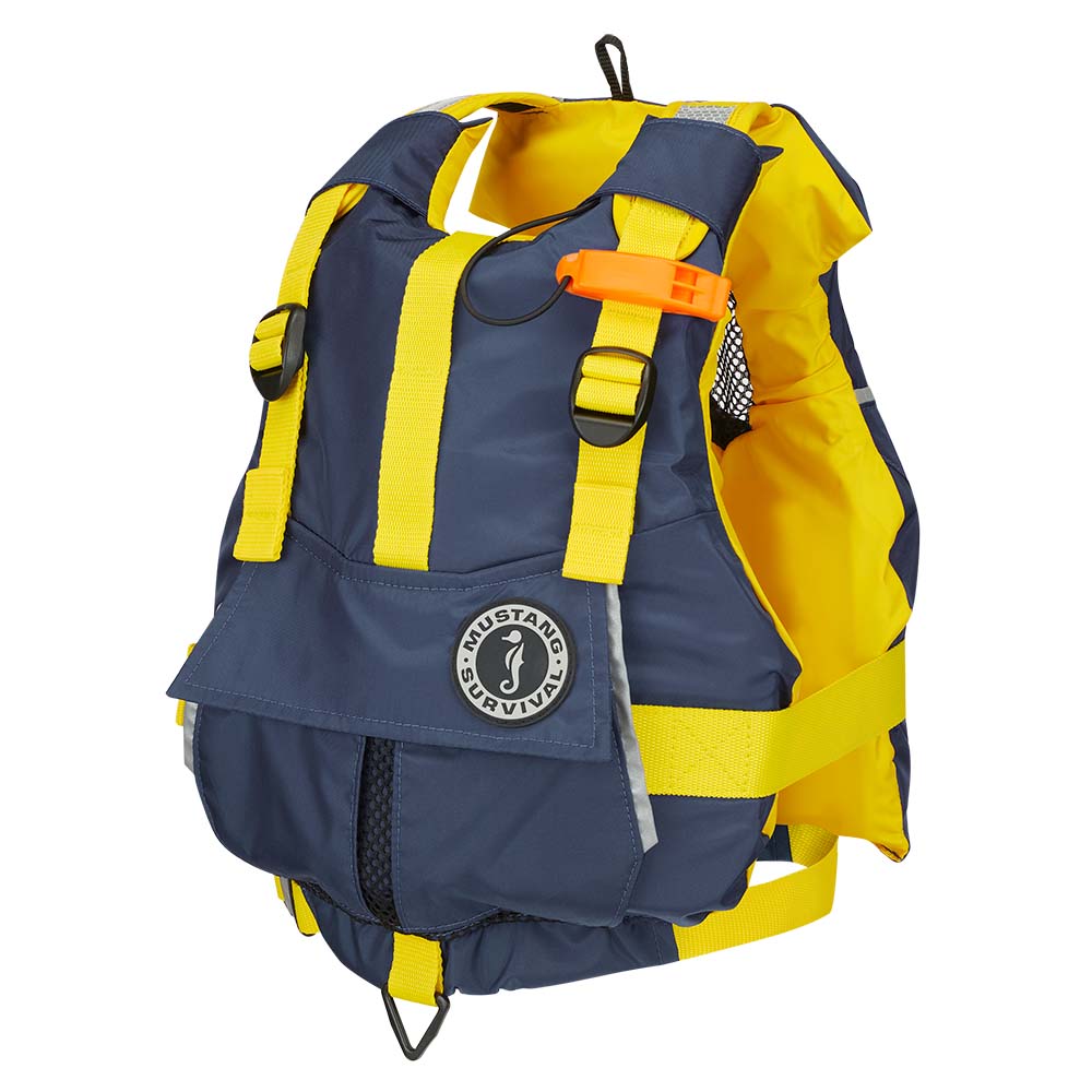 Mustang Survival Mustang Youth Bobby Foam Vest - Yellow/Navy Marine Safety