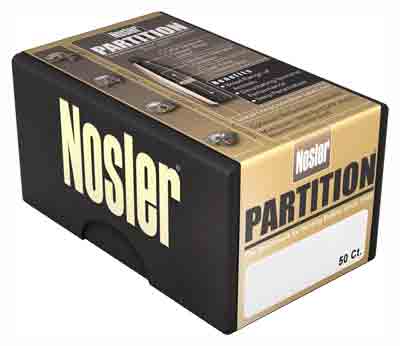 Nosler Bullets Nosler Partition Bullets .270 Cal. 150 Gr. Spitzer Point 50 Pk. Reloading Components
