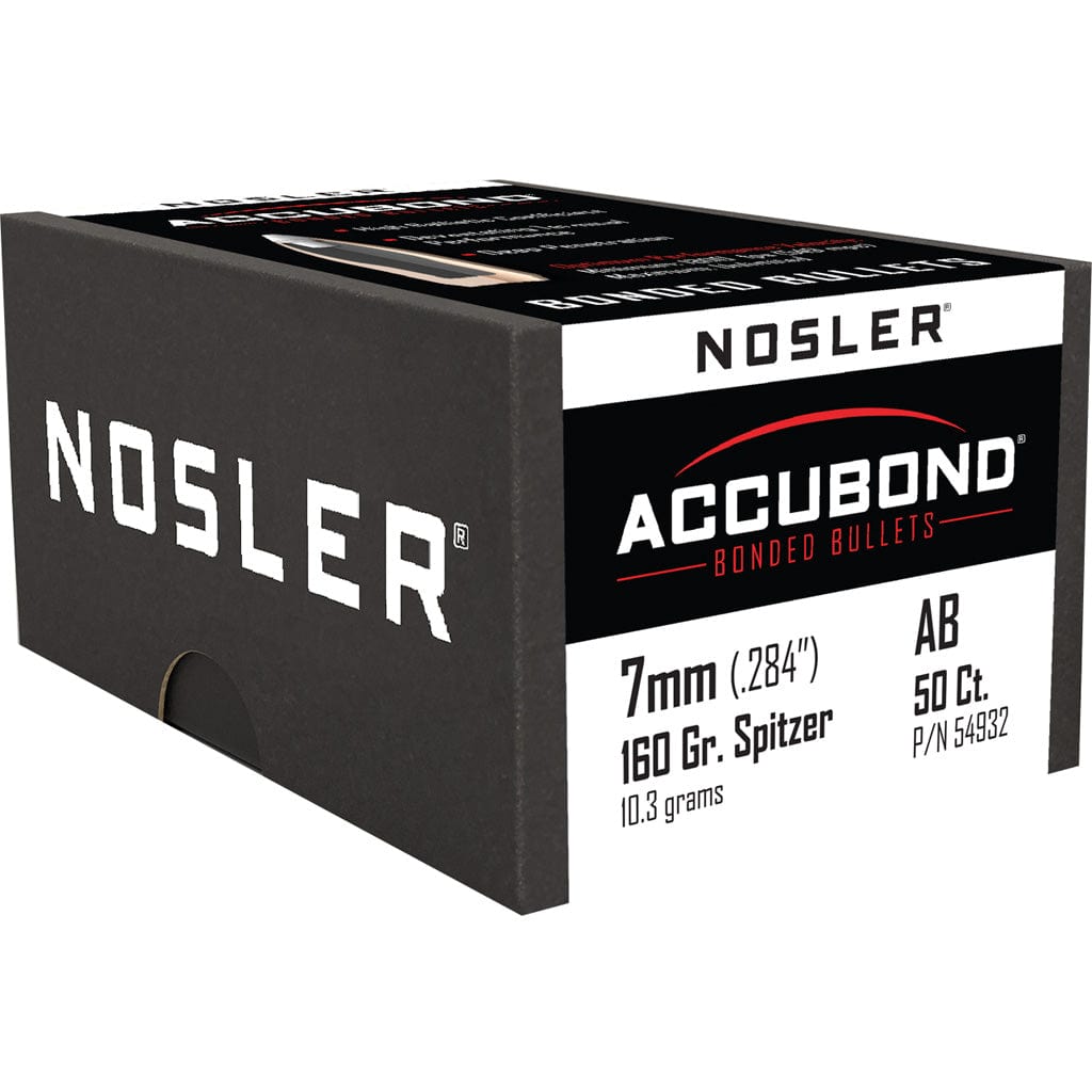 NOSLER Nosler Accubond Bullets 7mm 160 Gr. Spitzer Point 50 Pk. Reloading Equipment