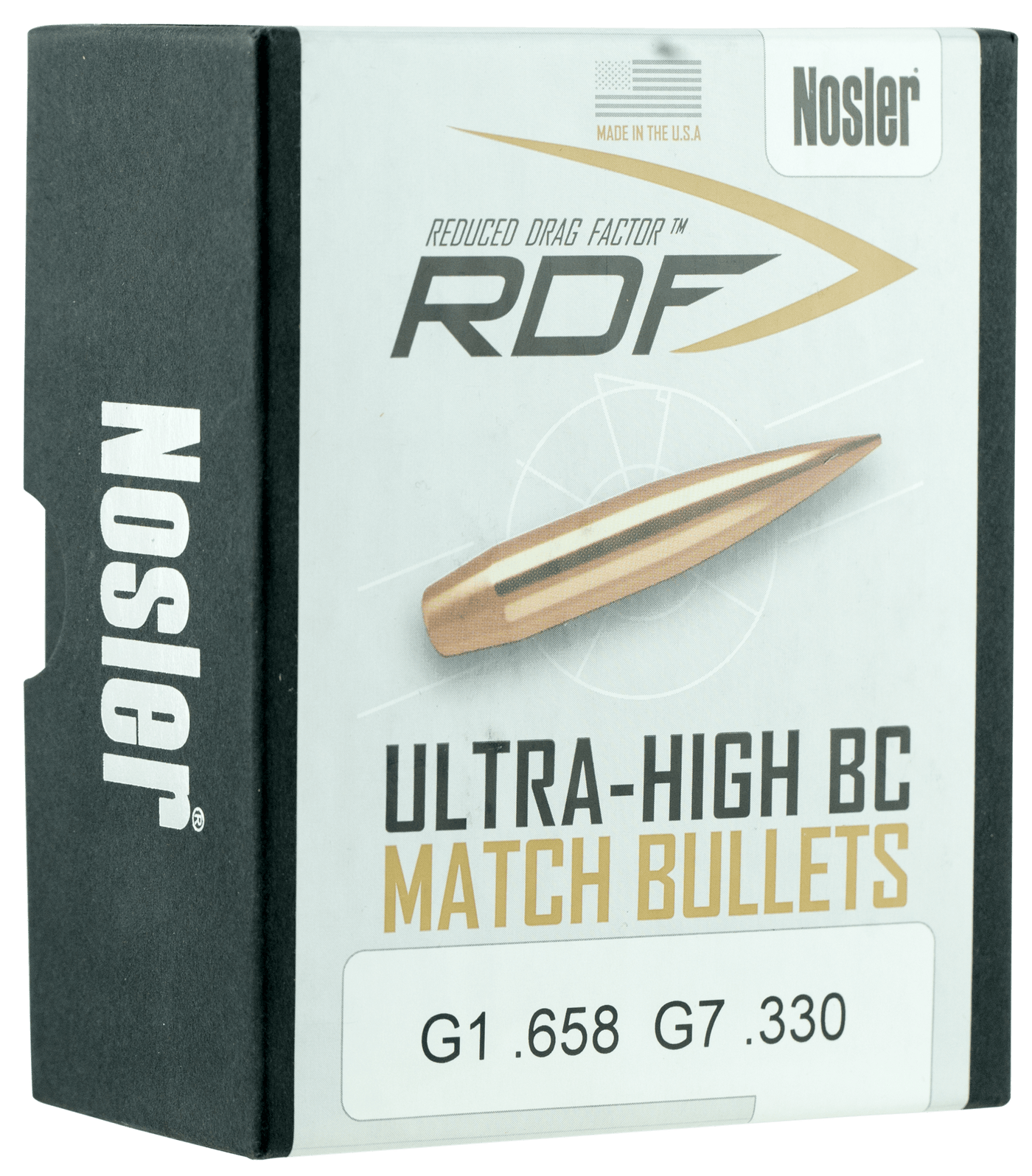 Nosler Nosler Bullets 6.5mm .264 - 140gr Rdf Hpbt 100ct Reloading