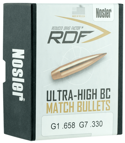 Nosler Nosler Bullets 6.5mm .264 - 140gr Rdf Hpbt 100ct Reloading