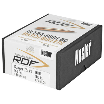 Nosler Nosler Bullets 6.5mm .264 - 140gr Rdf Hpbt 100ct Reloading