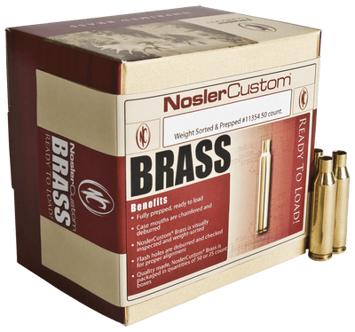 Nosler Nosler Custom Brass .204 Ruger 50 Pk. Reloading